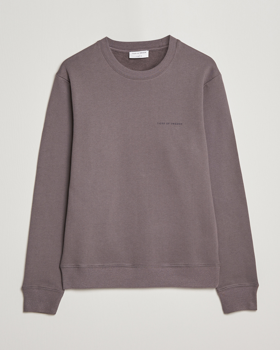 Herre | Gensere | Tiger of Sweden | Emerson Cotton Sweatshirt Ash Grey