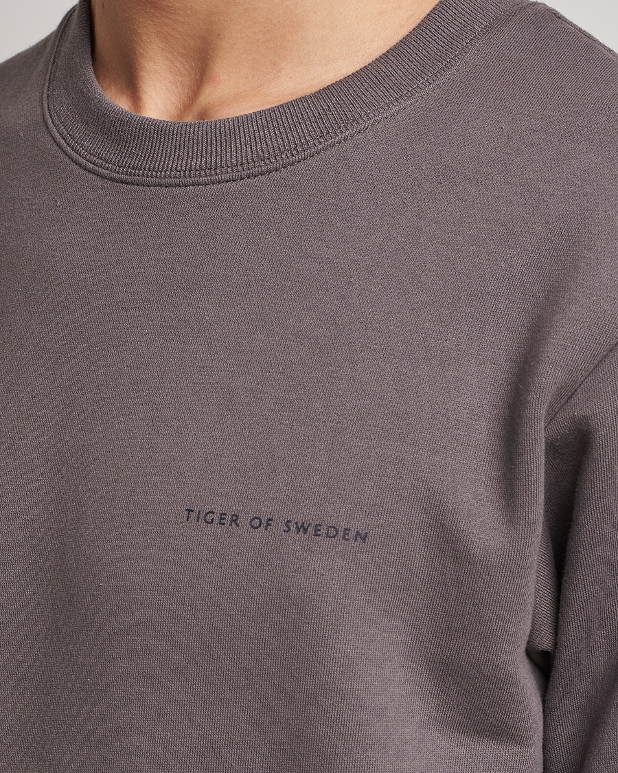Herre | Gensere | Tiger of Sweden | Emerson Cotton Sweatshirt Ash Grey