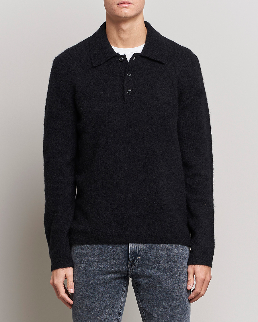 Herre | Gensere | Tiger of Sweden | Taylen Alpacka Knitted Pique Black