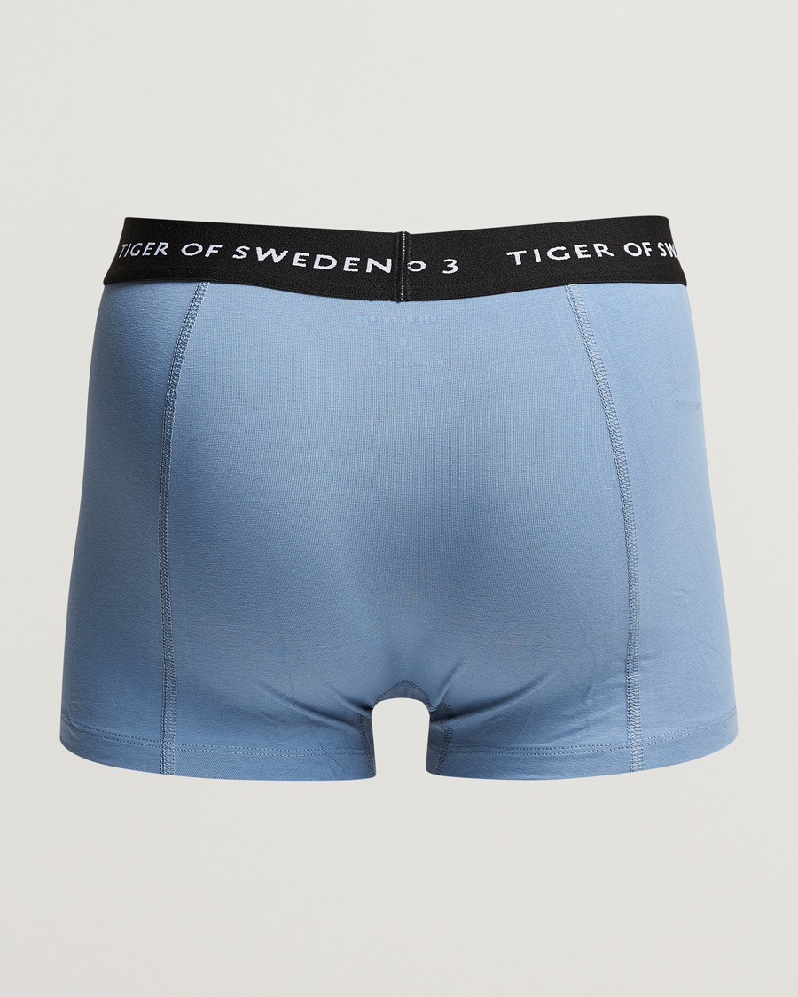 Herre | Undertøy | Tiger of Sweden | Hermod 3-Pack Organic Cotton Trunck Light Blue Black