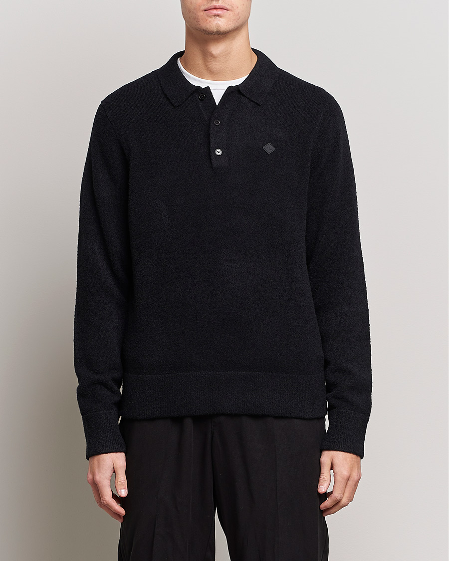 Herre | Gensere | J.Lindeberg | Yann Merino Logo PoloShirt Black