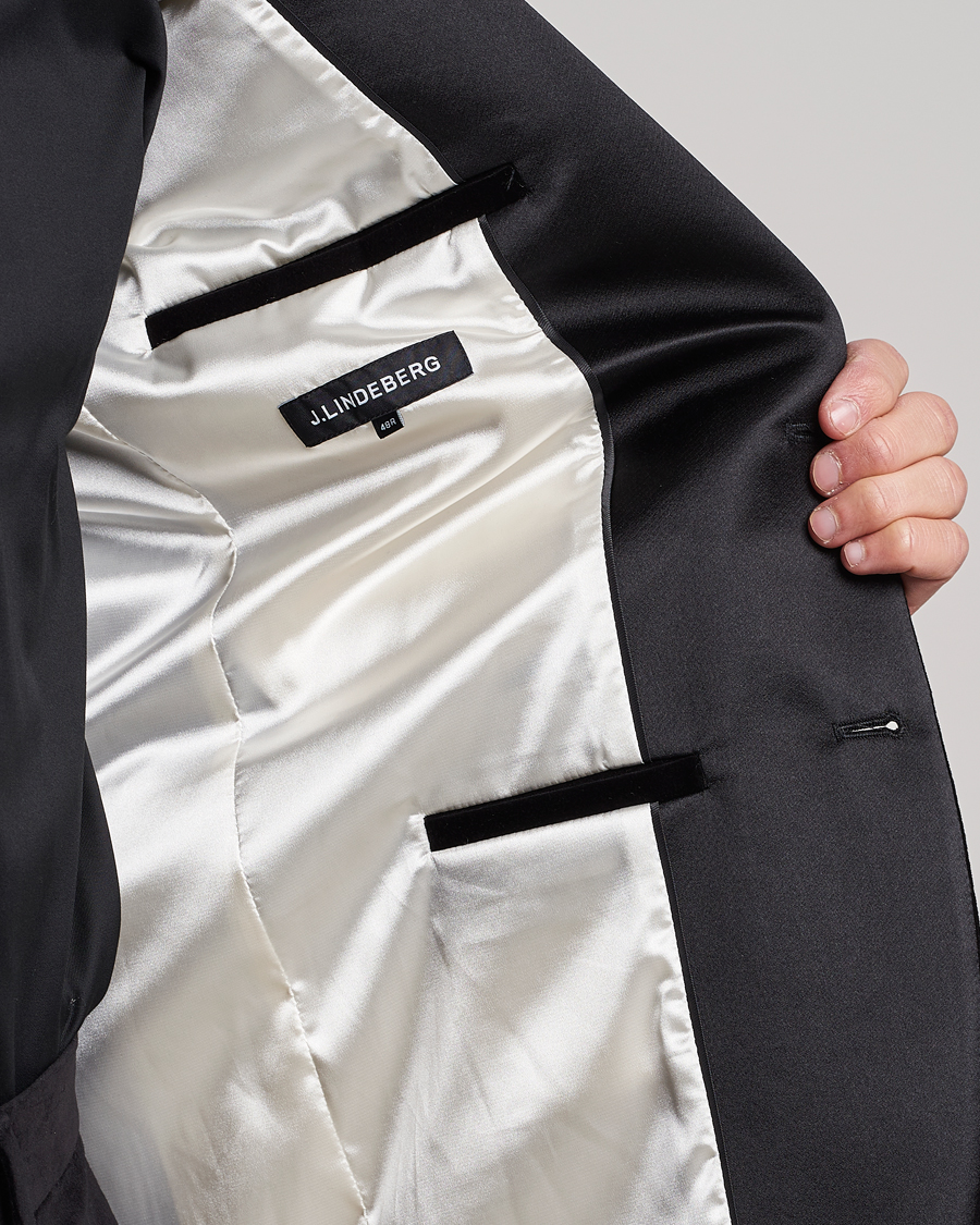 Herre | Dressjakker | J.Lindeberg | Lenny Velvet Blazer Black