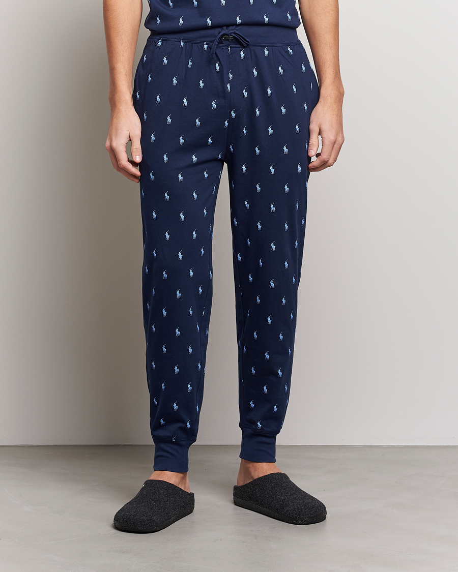 Herre | Pyjamaser og badekåper | Polo Ralph Lauren | Printed Pony Pyjama Pants Navy