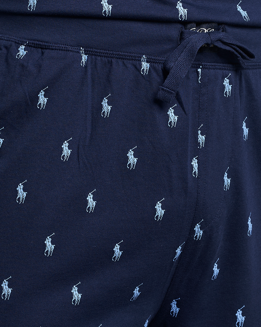 Herre | Pyjamaser og badekåper | Polo Ralph Lauren | Printed Pony Pyjama Pants Navy