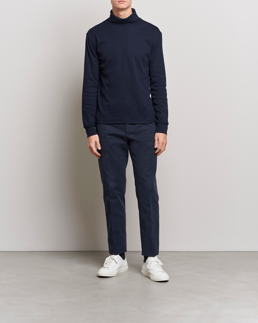 Herre | Gensere | Polo Ralph Lauren | Rib Knitted Polo Aviator Navy