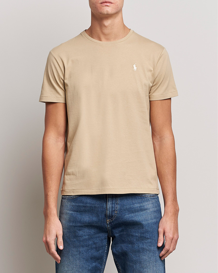 Herre |  | Polo Ralph Lauren | Crew Neck T-Shirt Coastal Beige