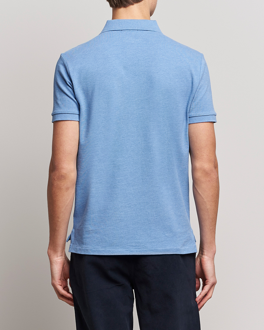 Herre | Pikéer | Polo Ralph Lauren | Custom Slim Fit Polo Soft Royal Heather