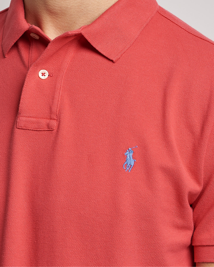 Herre | Pikéer | Polo Ralph Lauren | Custom Slim Fit Polo Starboard Red
