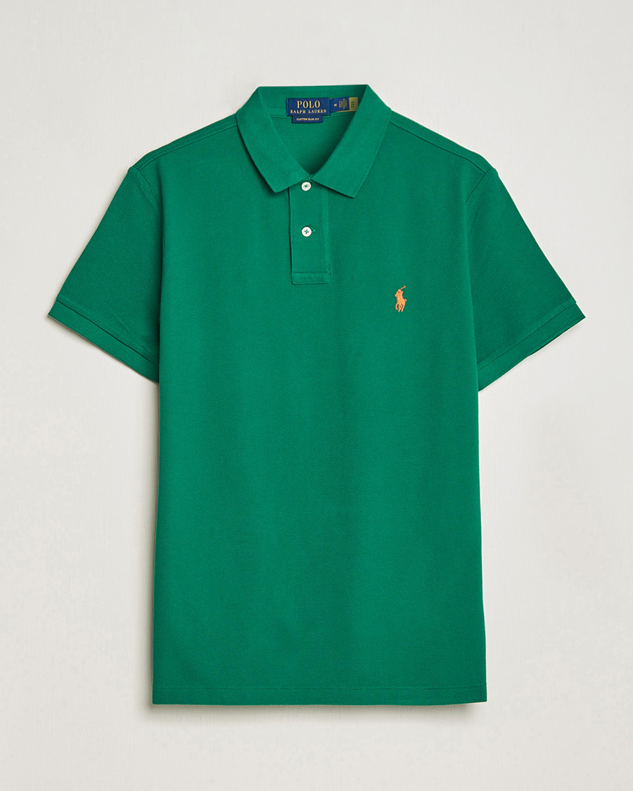 Herre | Pikéer | Polo Ralph Lauren | Custom Slim Fit Polo Primary Green