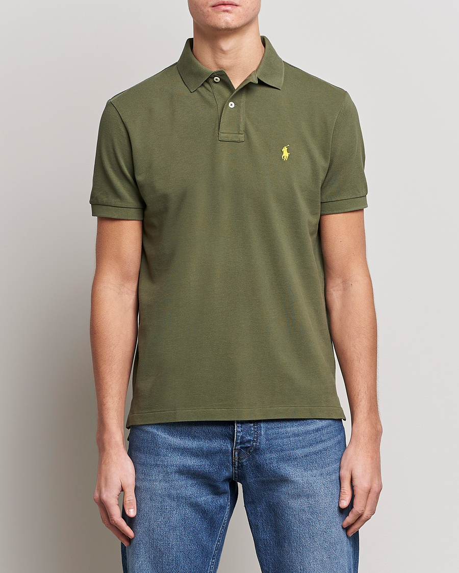 Herre | Klær | Polo Ralph Lauren | Custom Slim Fit Polo Dark Sage