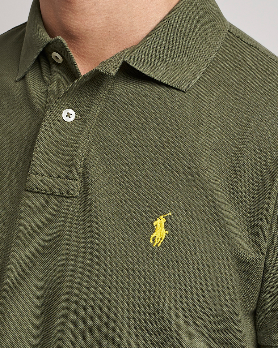 Herre | Pikéer | Polo Ralph Lauren | Custom Slim Fit Polo Dark Sage