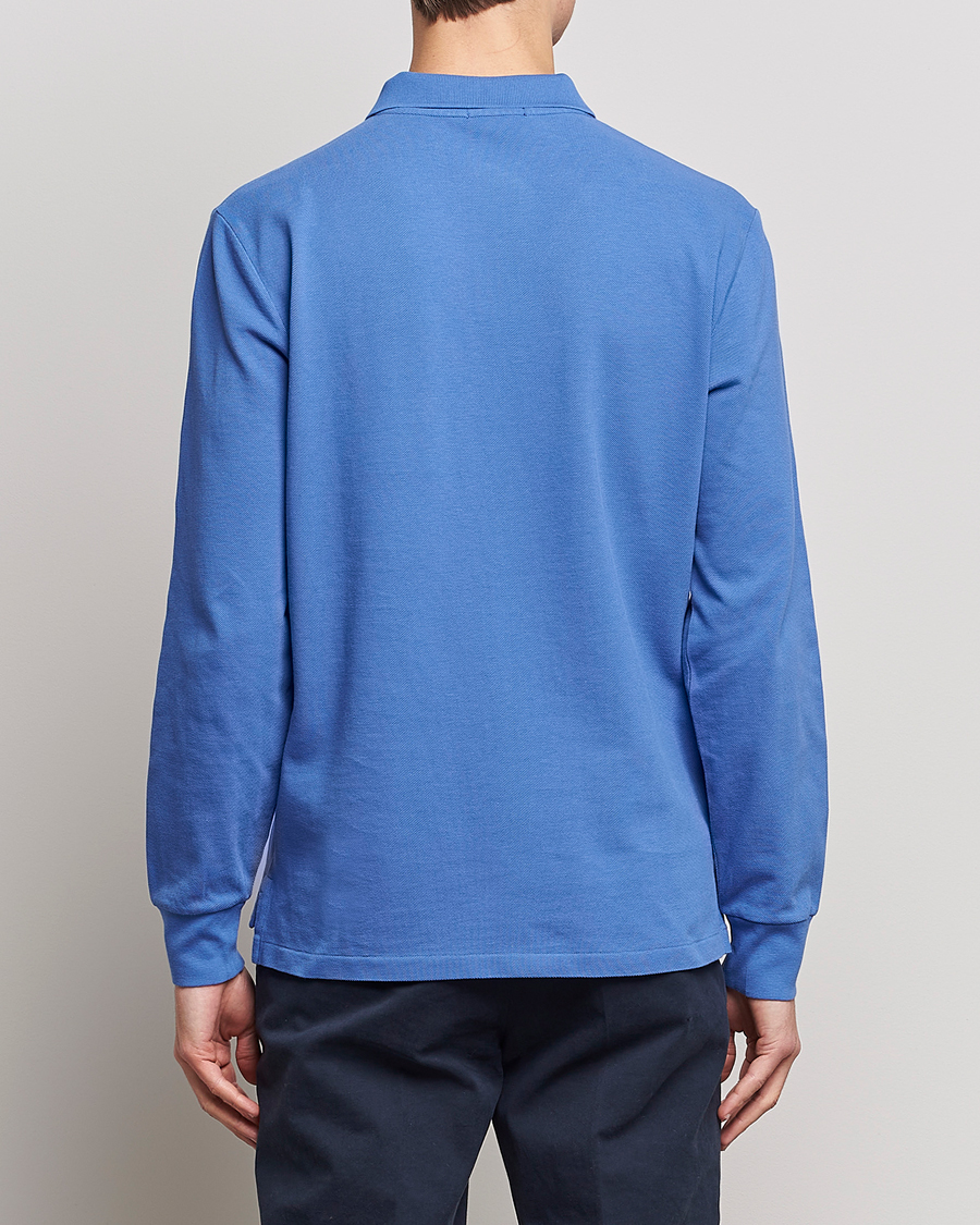 Herre | Gensere | Polo Ralph Lauren | Custom Slim Fit Long Sleeve Polo Maidstone Blue