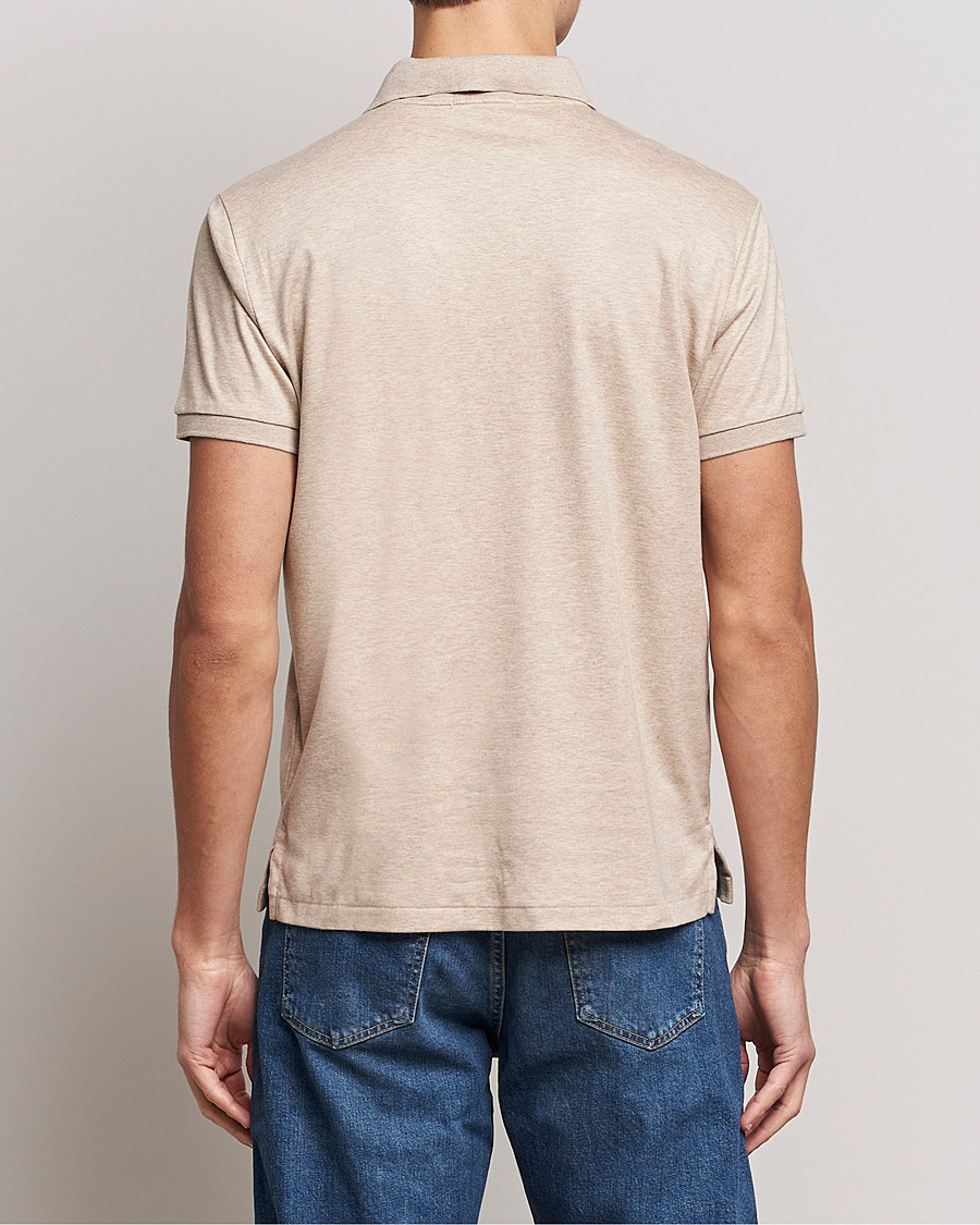Herre | Pikéer | Polo Ralph Lauren | Luxury Pima Cotton Polo Sand Heather