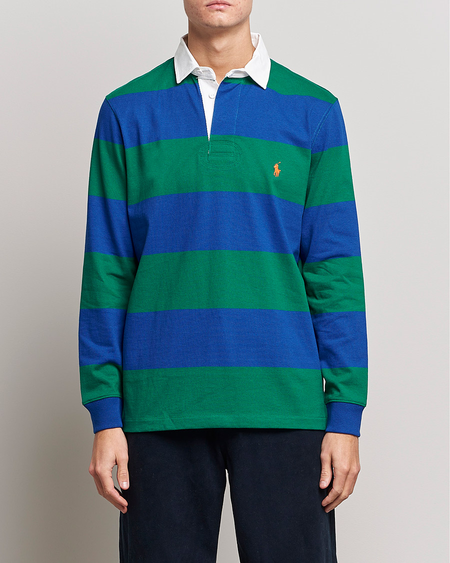 Herre | | Polo Ralph Lauren | Jersey Striped Rugger Blue/Green