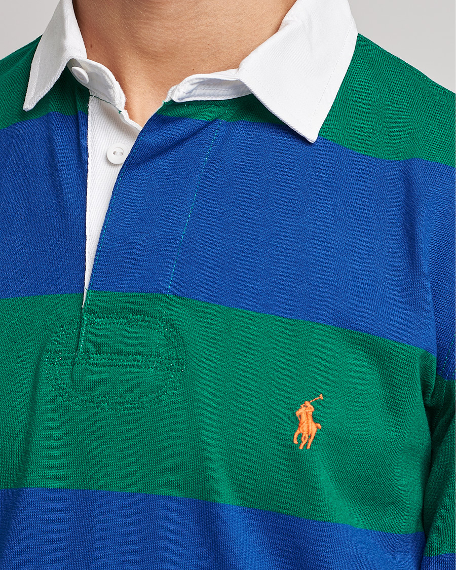 Herre | Gensere | Polo Ralph Lauren | Jersey Striped Rugger Blue/Green