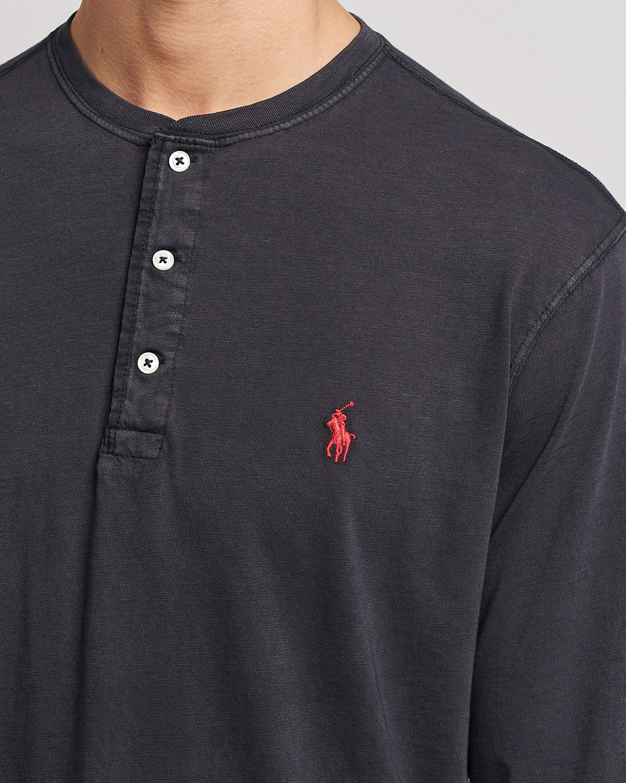 Herre | Gensere | Polo Ralph Lauren | Slub Jersey Henley Black