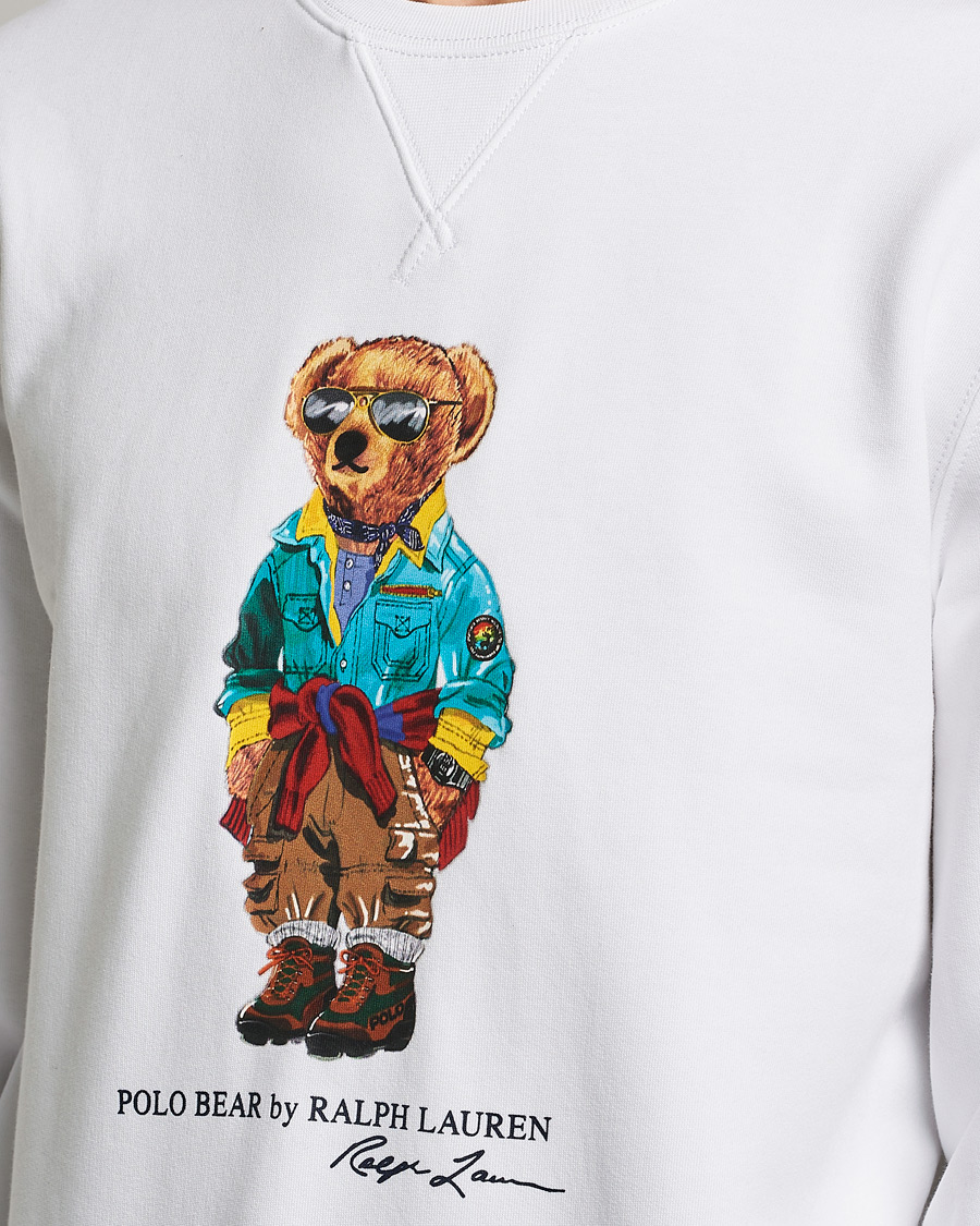 Herre | Gensere | Polo Ralph Lauren | Magic Fleece Printed Bear Sweatshirt Coastal Beige