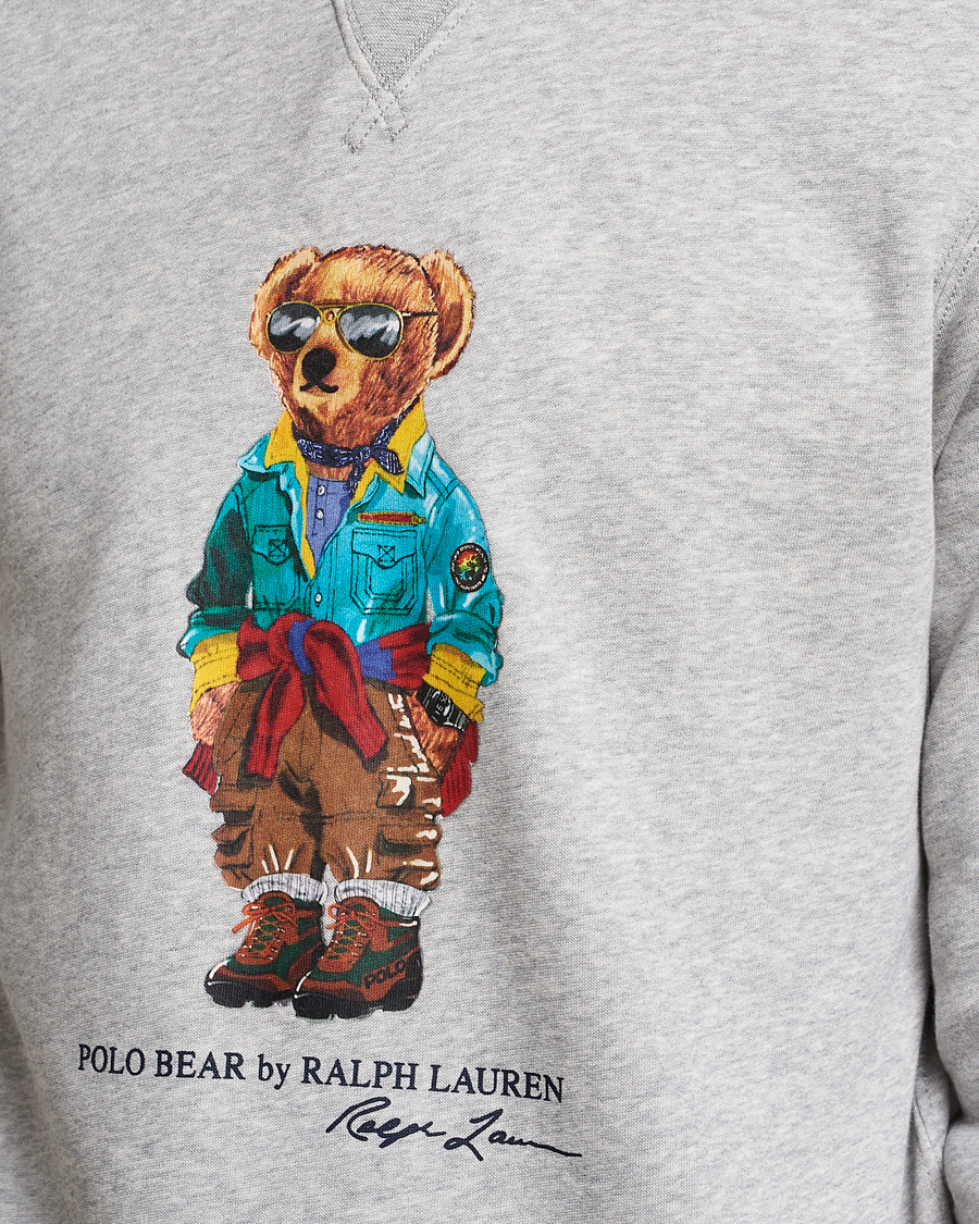Herre | Gensere | Polo Ralph Lauren | Magic Fleece Printed Bear Sweatshirt Andover Heather