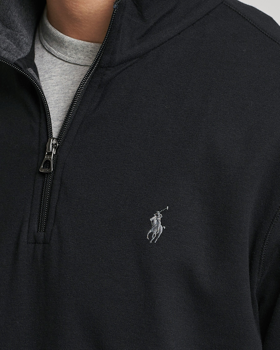 Herre | Gensere | Polo Ralph Lauren | Double Knit Half-Zip Sweater Polo Black