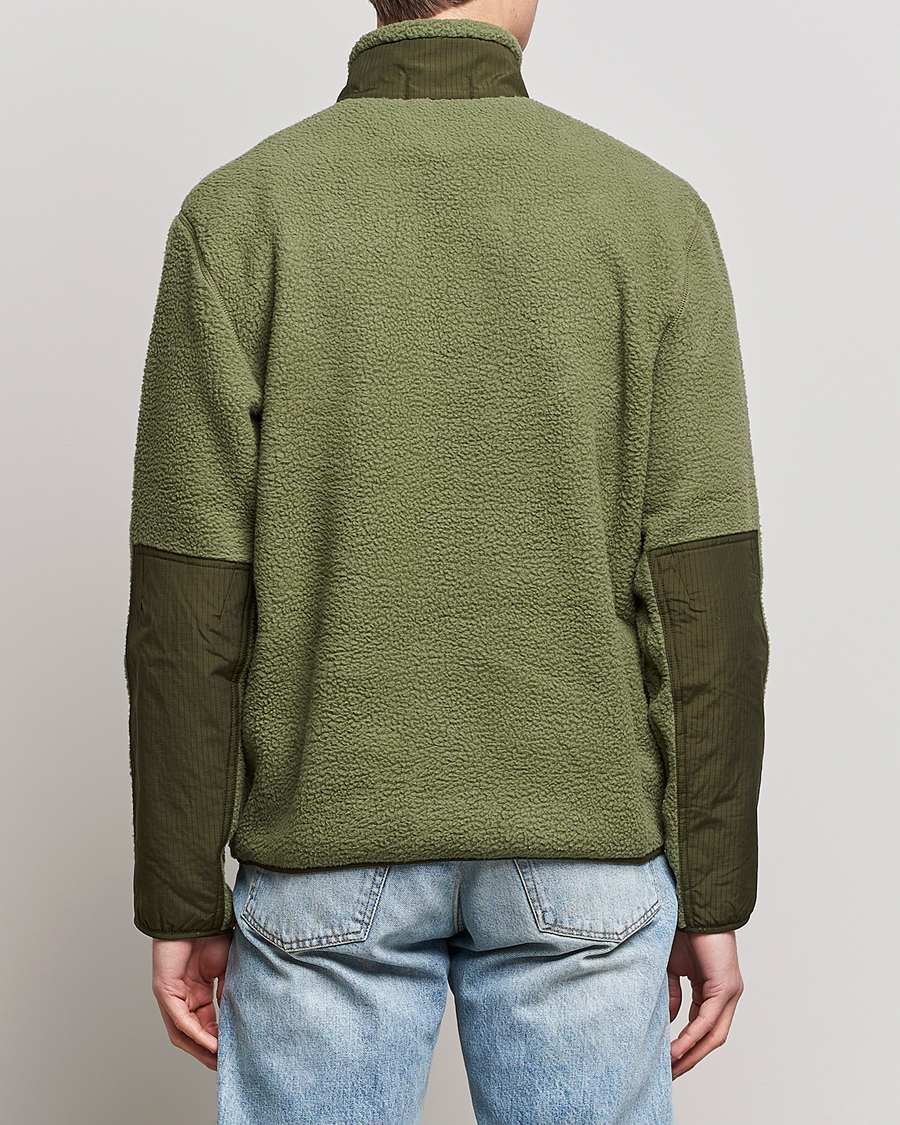 Herre | Gensere | Polo Ralph Lauren | Curly Sherpa Half Zip Company Olive