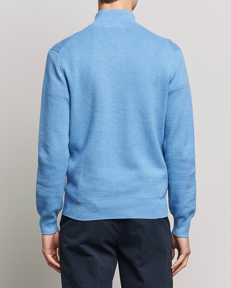 Herre | Gensere | Polo Ralph Lauren | Textured Half Zip Soft Royal Heather