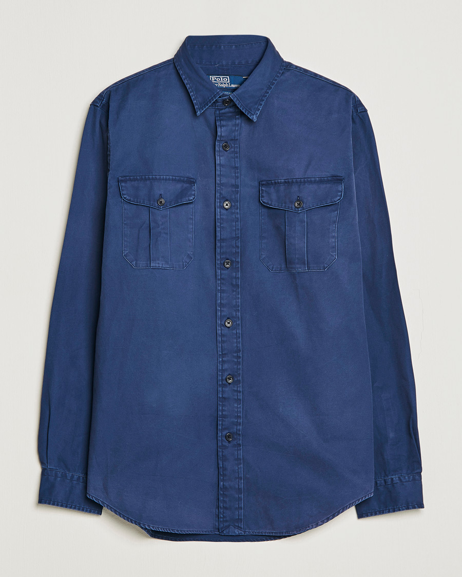 Herre | Skjorter | Polo Ralph Lauren | Classic Fit Twill Shirt Newport Navy