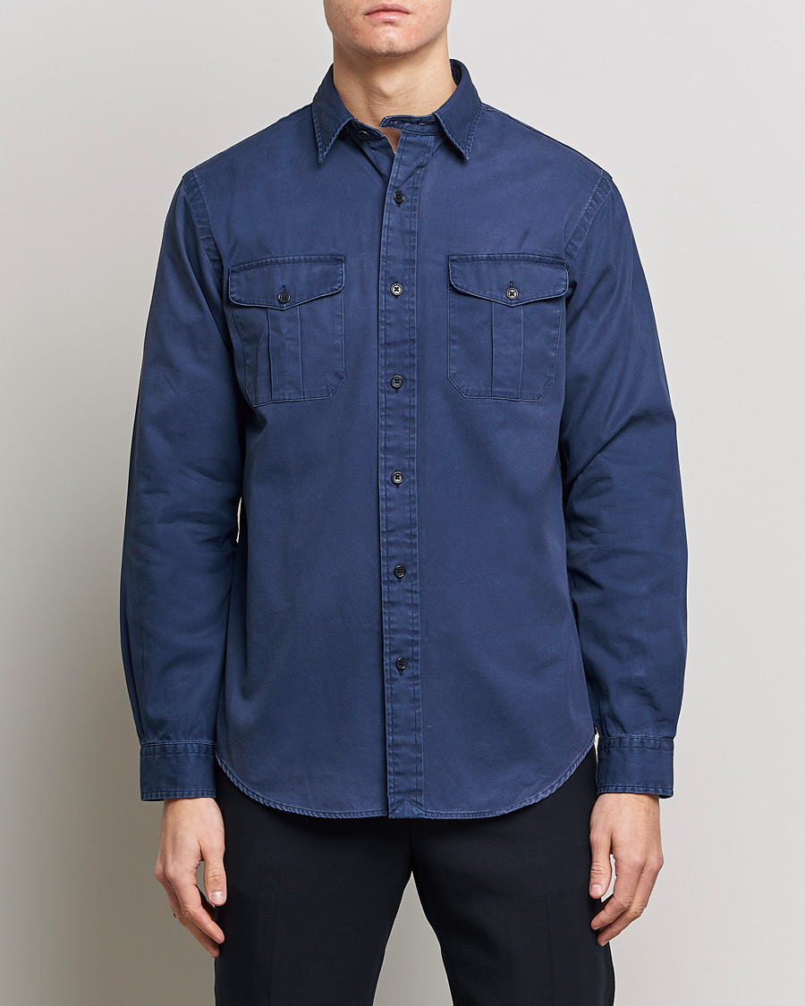Herre | Skjorter | Polo Ralph Lauren | Classic Fit Twill Shirt Newport Navy