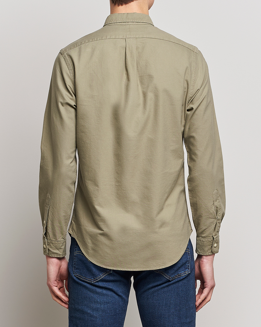 Herre | Skjorter | Polo Ralph Lauren | Slim Fit Oxford Shirt Sage Green