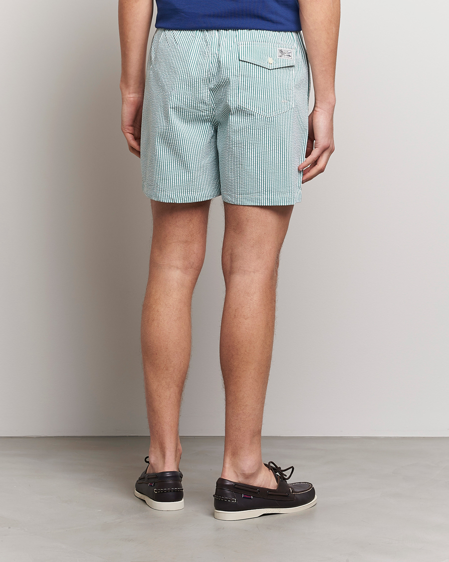 Herre | Badeshorts | Polo Ralph Lauren | Recycled Traveler Seersucker Swimshorts Green