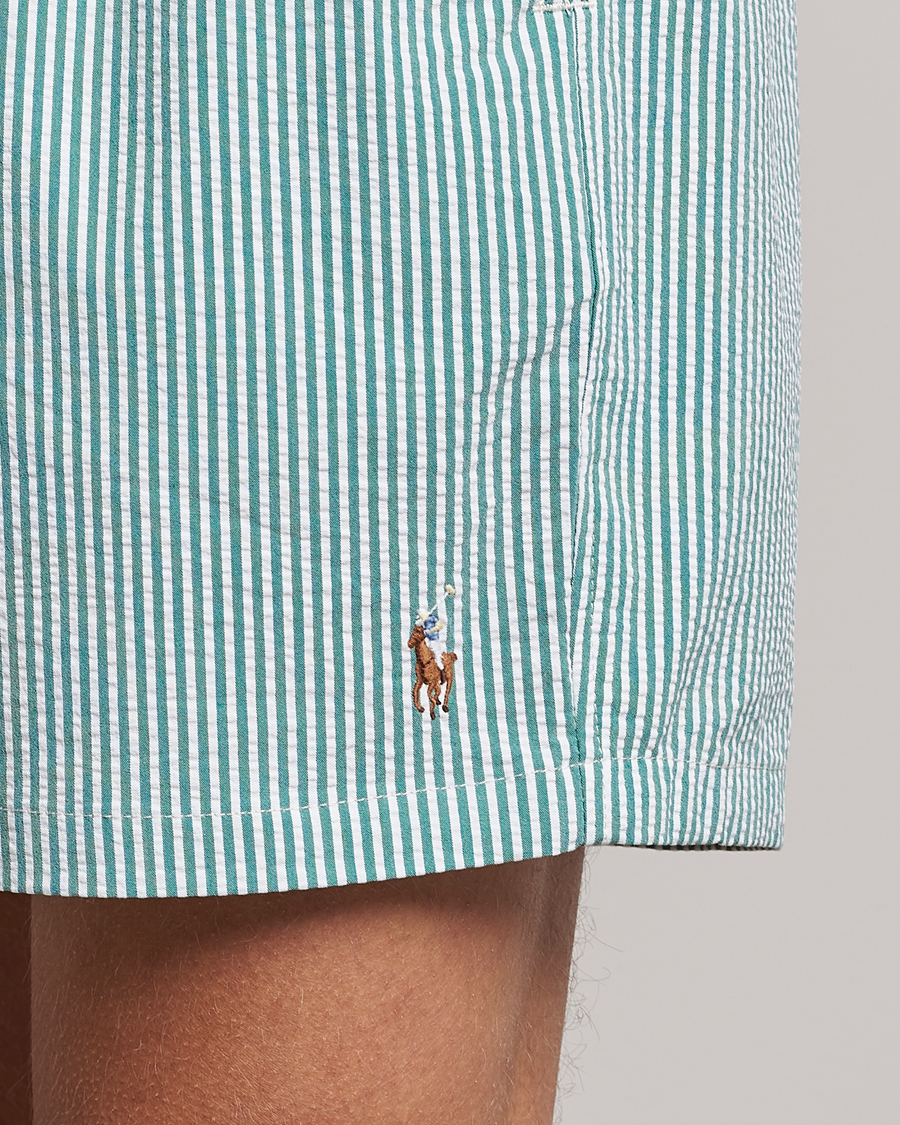 Herre | Badeshorts | Polo Ralph Lauren | Recycled Traveler Seersucker Swimshorts Green
