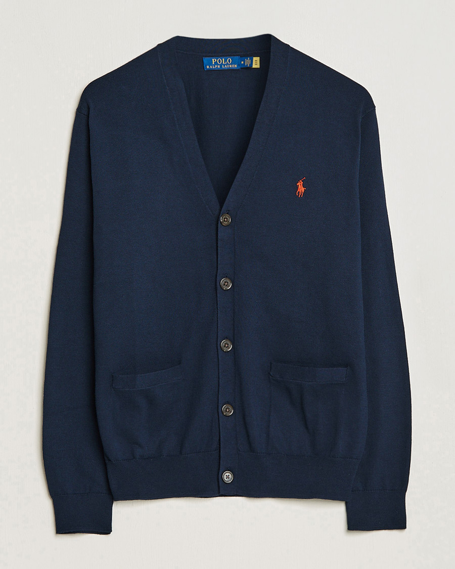 Herre | Gensere | Polo Ralph Lauren | Cotton Cardigan Hunter Navy