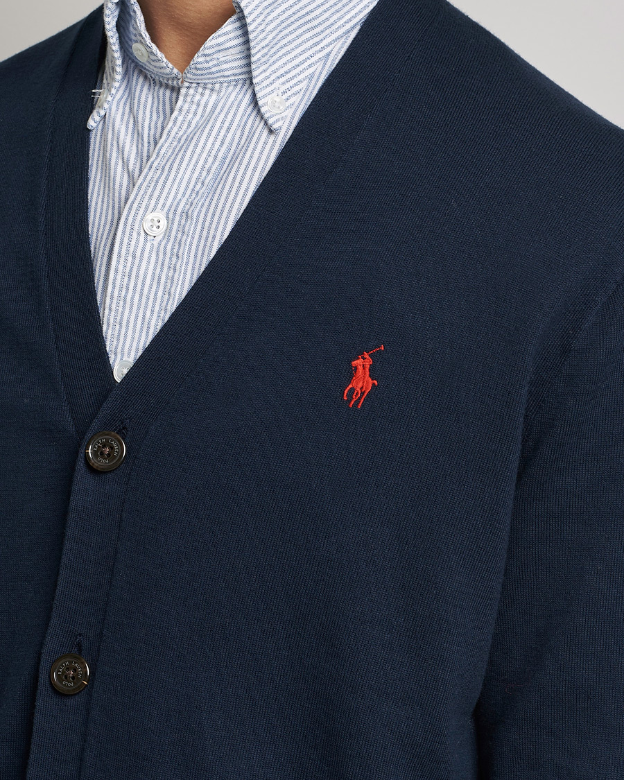 Herre | Gensere | Polo Ralph Lauren | Cotton Cardigan Hunter Navy