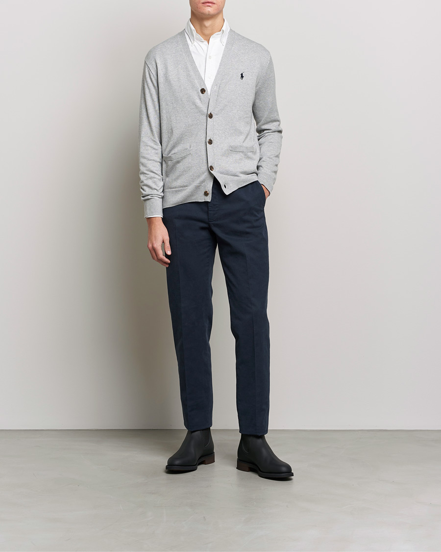 Herre | Gensere | Polo Ralph Lauren | Cotton Cardigan Andover Heather