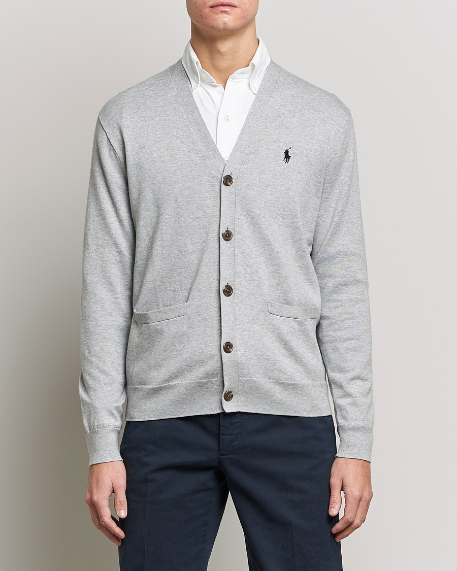 Herre | 30% salg | Polo Ralph Lauren | Cotton Cardigan Andover Heather