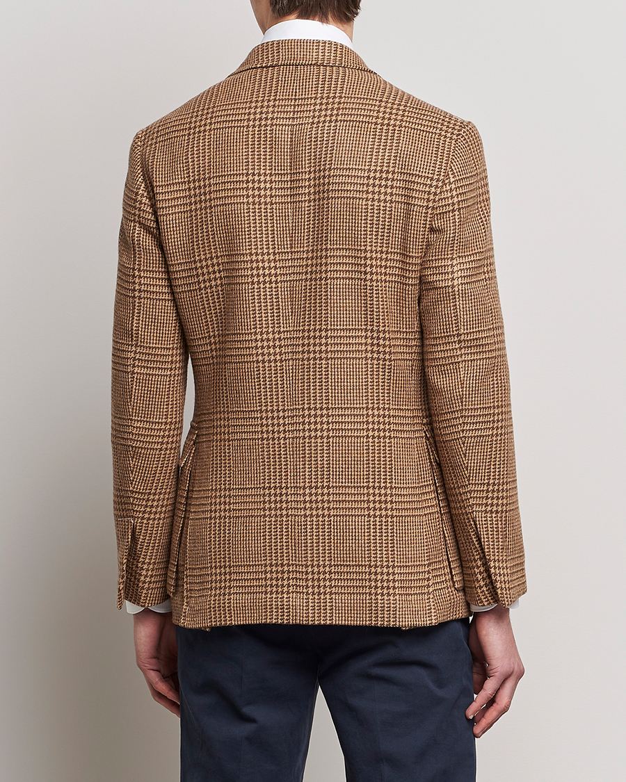 Herre | Dressjakker | Ralph Lauren Purple Label | Glenplaid Sportcoat Beige/Brown