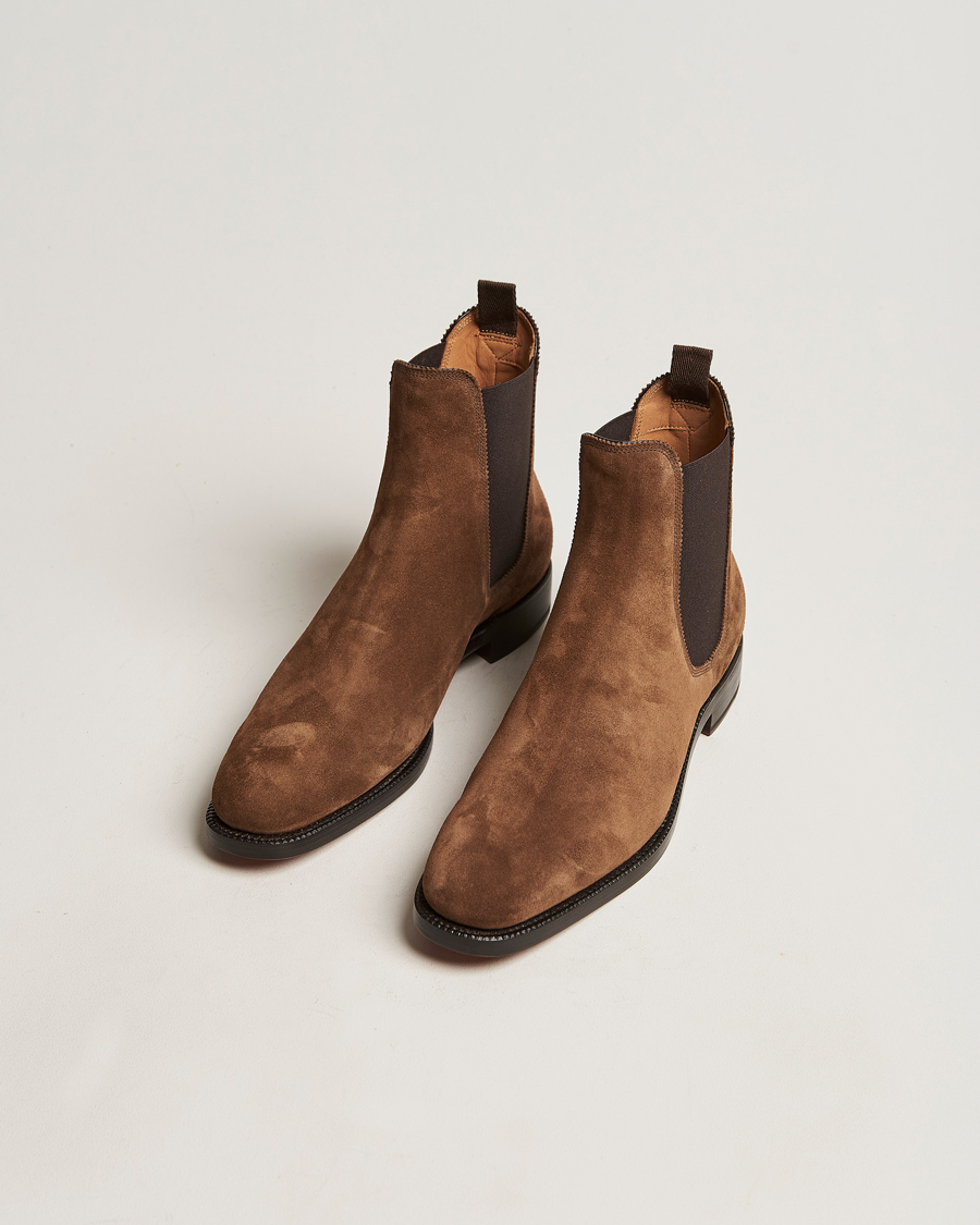 Herre | Ralph Lauren Purple Label Penfield Chelsea Boots Chestnut Suede | Ralph Lauren Purple Label | Penfield Chelsea Boots Chestnut Suede