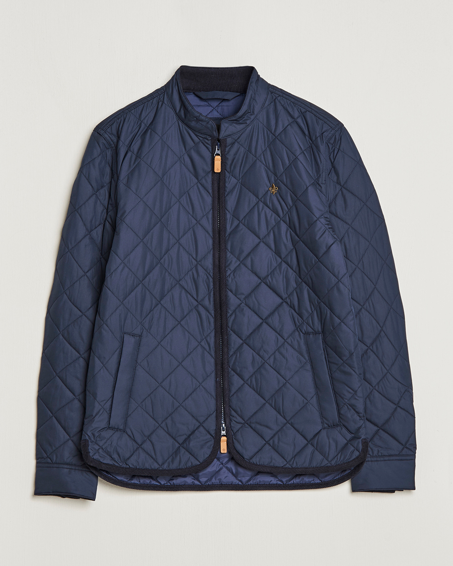Herre | Jakker | Morris | Teddy Quilted Jacket Old Blue