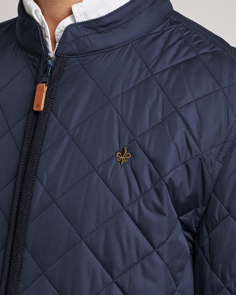 Herre | Jakker | Morris | Teddy Quilted Jacket Old Blue