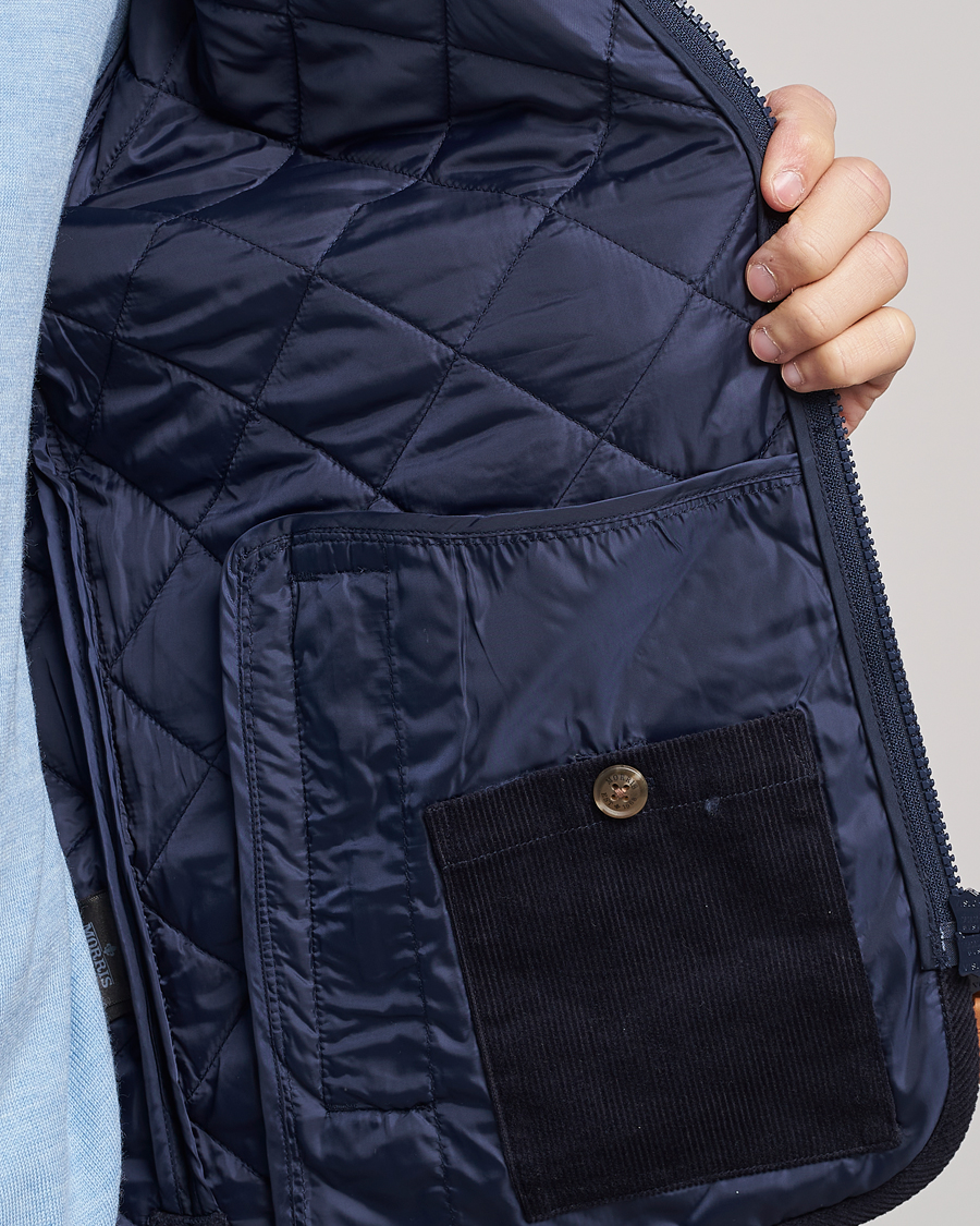 Herre | Jakker | Morris | Teddy Quilted Jacket Old Blue