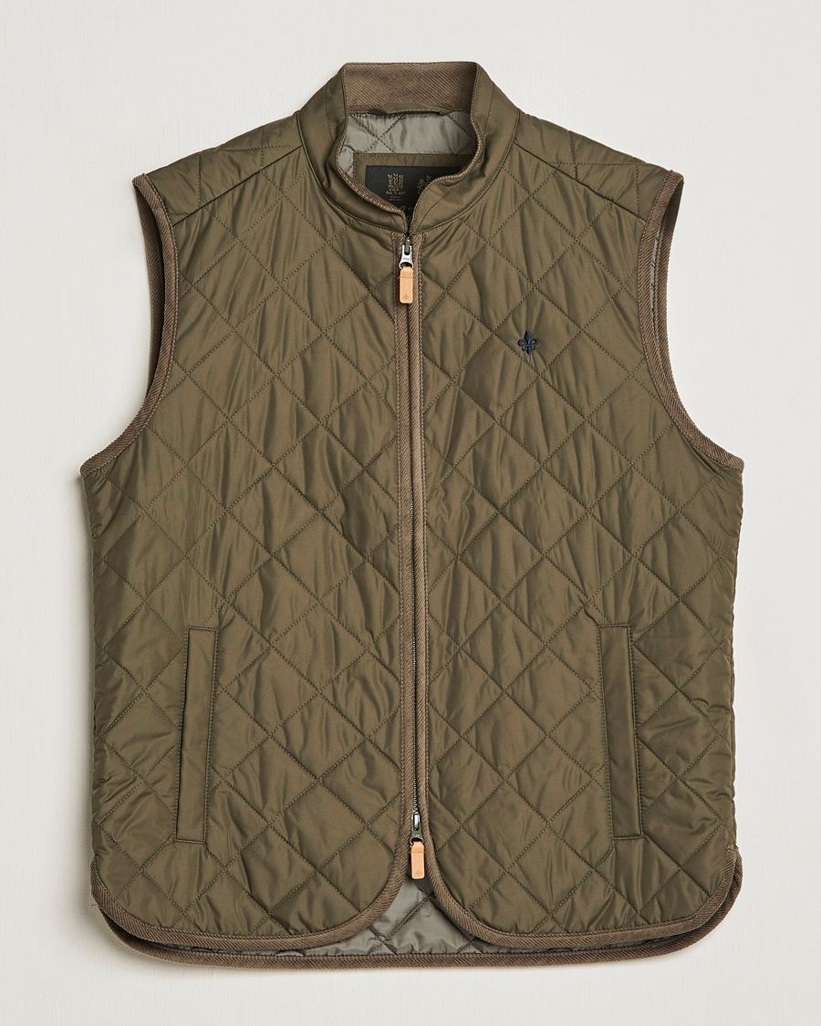 Herre | Jakker | Morris | Teddy Quilted Vest Olive