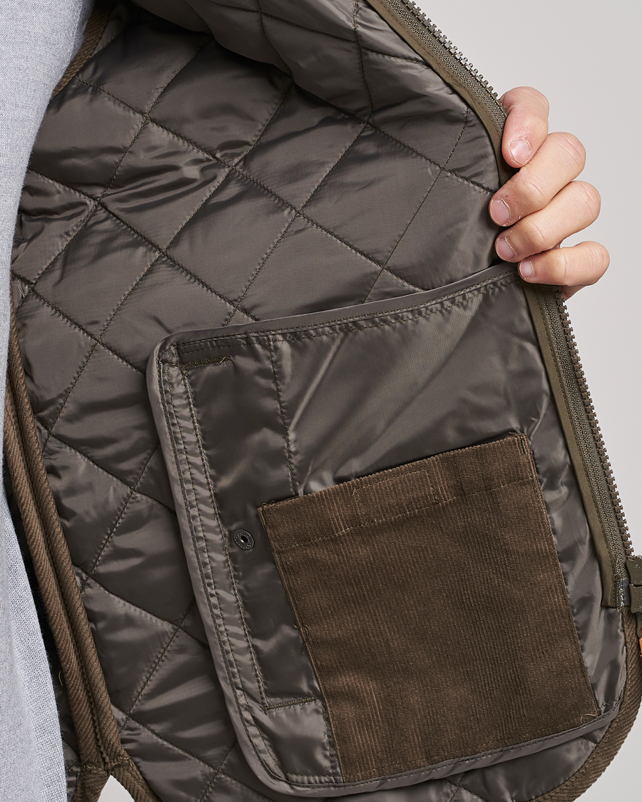 Herre | Jakker | Morris | Teddy Quilted Vest Olive