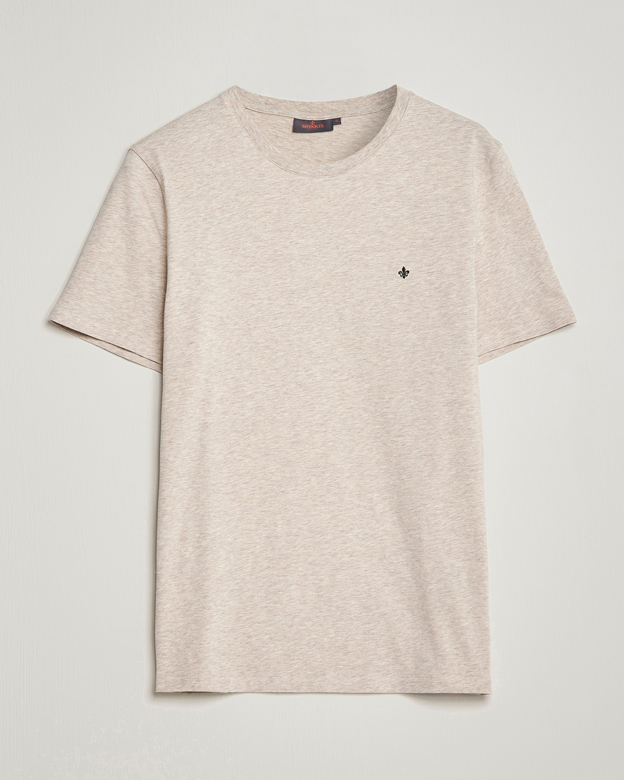 Herre | T-Shirts | Morris | James Crew Neck T-shirt Khaki