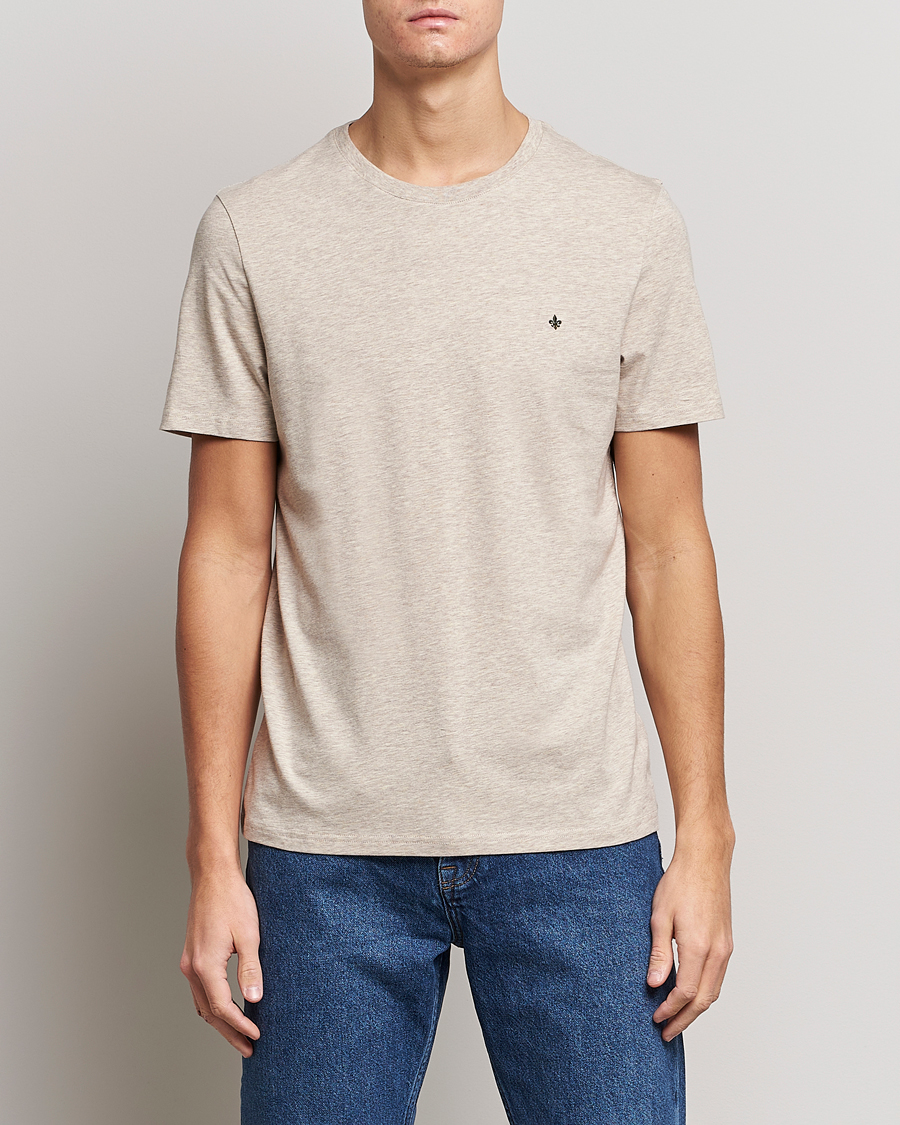 Herre | T-Shirts | Morris | James Crew Neck T-shirt Khaki