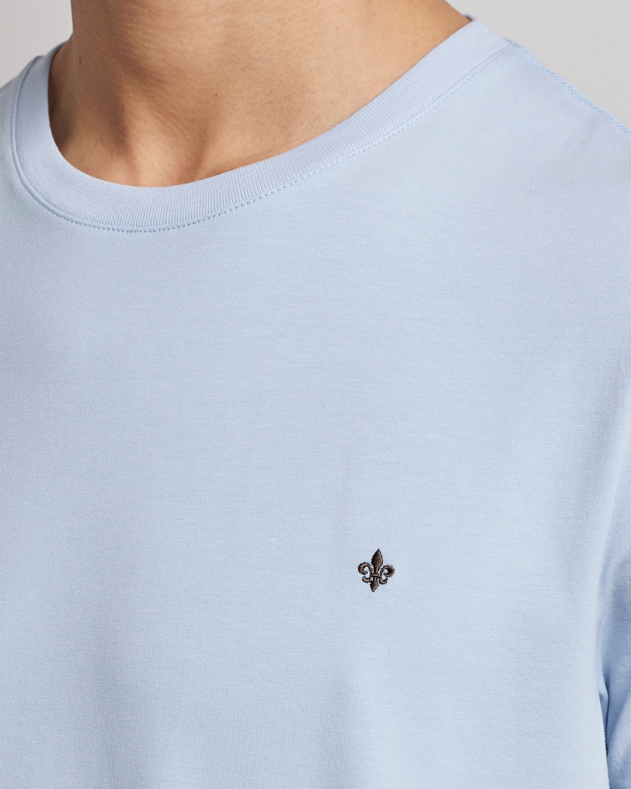 Herre | T-Shirts | Morris | James Crew Neck T-shirt Light Blue