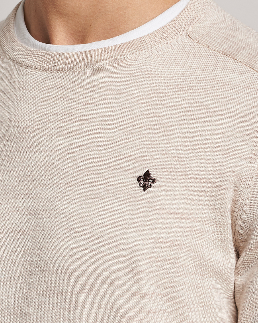 Herre | Gensere | Morris | Merino Crew Neck Pullover Ecru