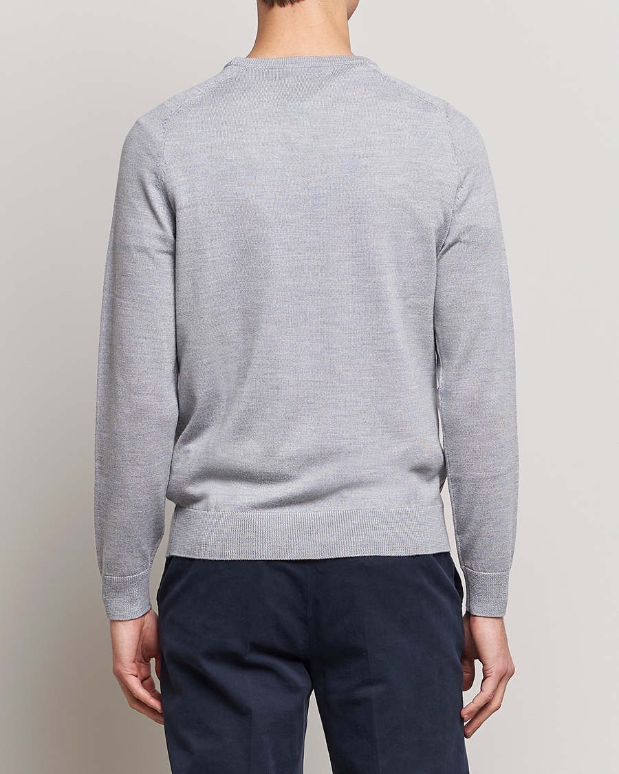Herre | Gensere | Morris | Merino Crew Neck Pullover Grey