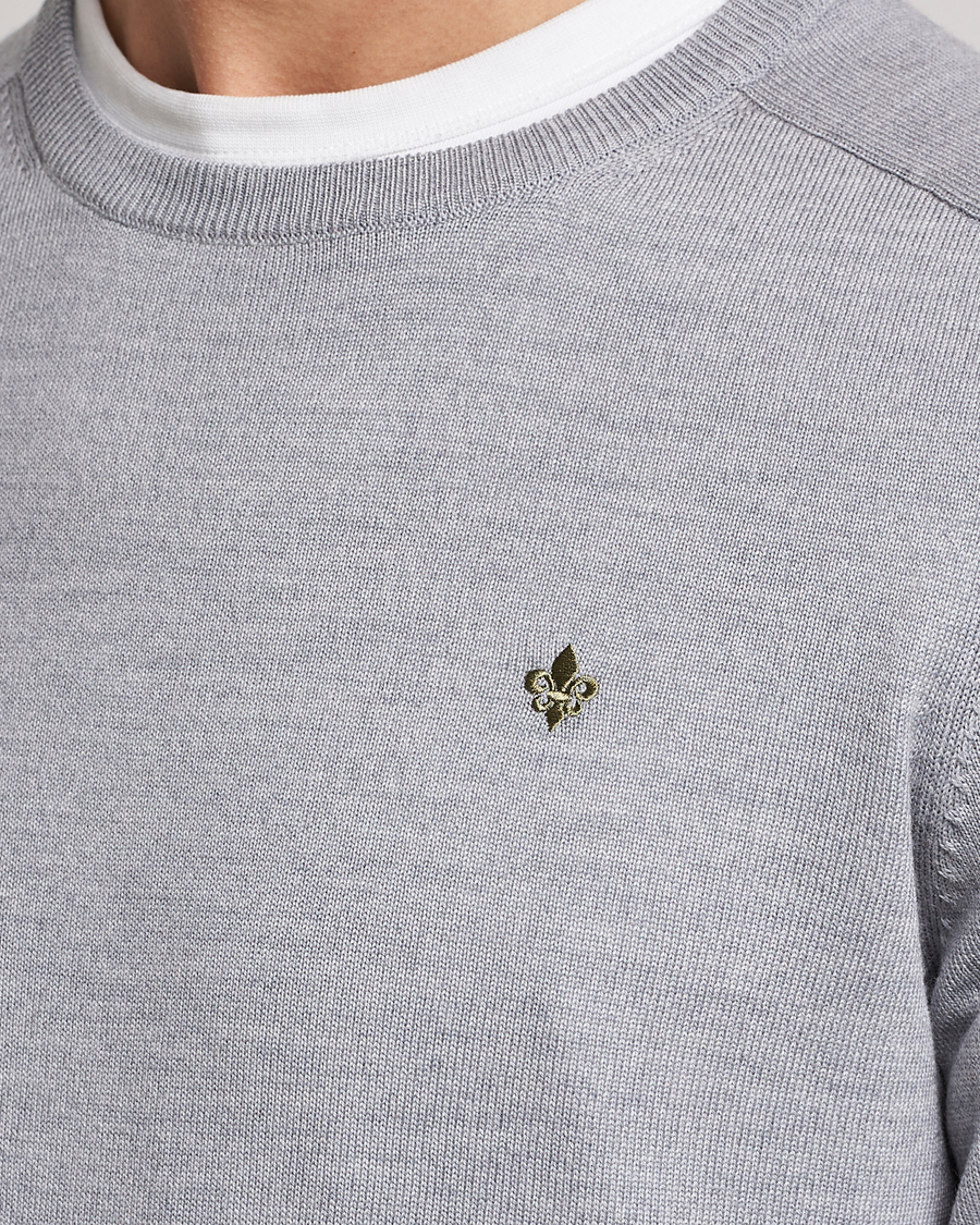 Herre | Gensere | Morris | Merino Crew Neck Pullover Grey