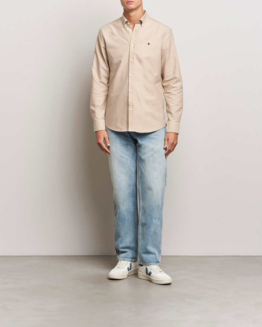 Herre | Skjorter | Morris | Douglas Oxford Shirt Khaki