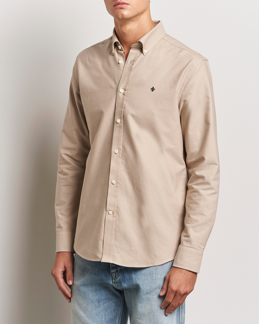 Herre | Skjorter | Morris | Douglas Oxford Shirt Khaki