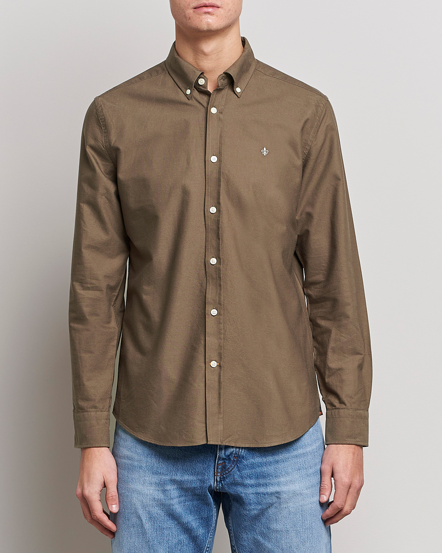 Herre |  | Morris | Douglas Oxford Shirt Brown